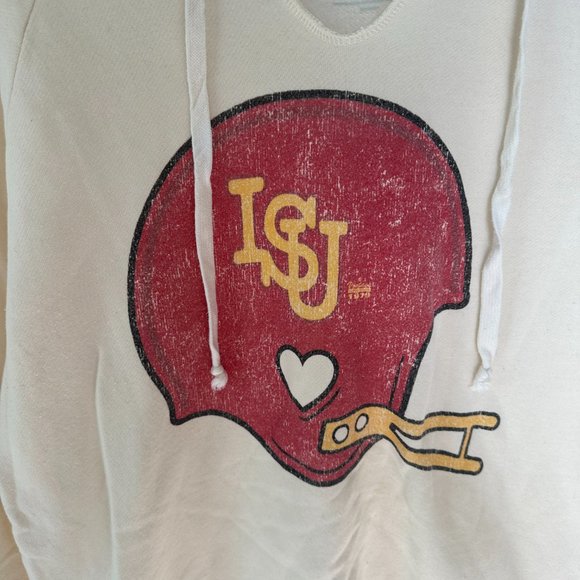 Iowa State Football Hoodie Cream Medium - Picture 2 of 5